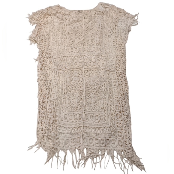 Crochet Fringe Top Boho Tassel Festival - Picture 2 of 2